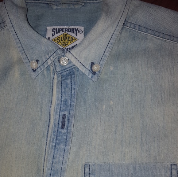 Superdry denim shirt. - Picture 2 of 7
